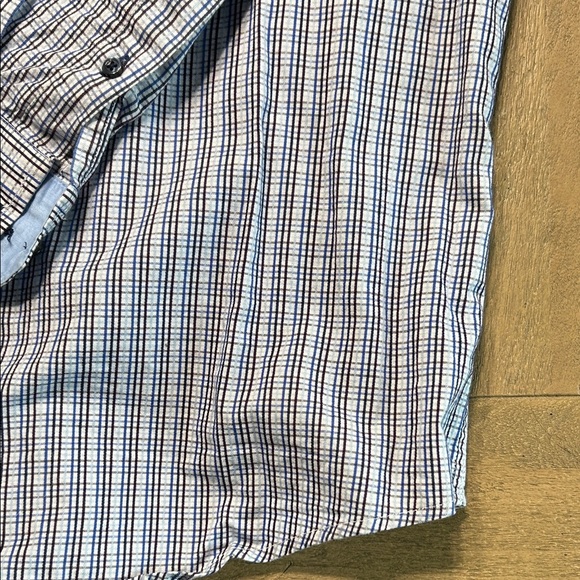 Men's Blue and Gray Patterned Shirts lot of 3, perfect condition - Picture 3 of 10